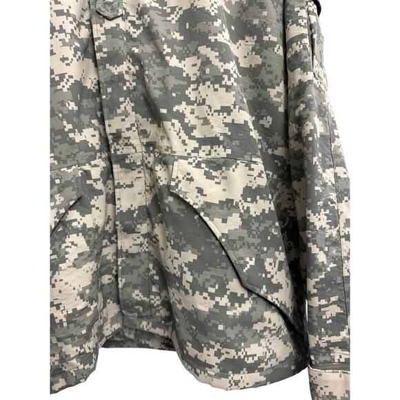 Camo Parka Cold Weather Field Jacket Mens Coat AT-DIGITAL Size Large - Picture 2 of 11